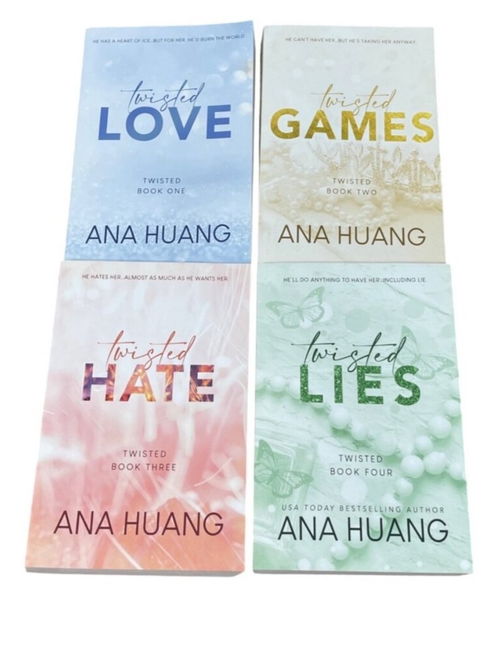 Twisted Book Series 4 Volume Set Paperback Ana Huang Love